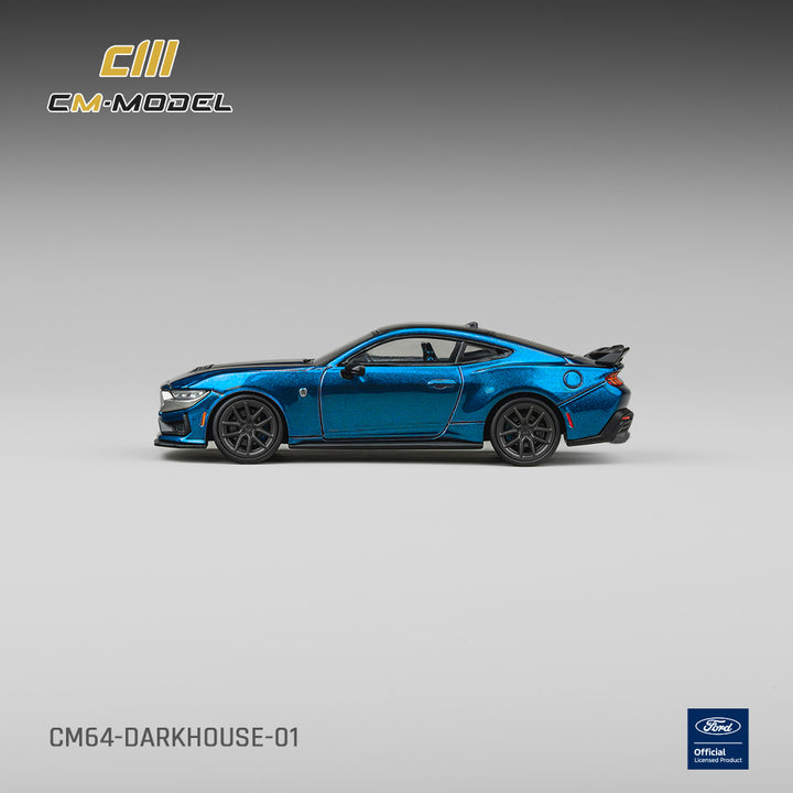 [Preorder] CM Model 1:64 Ford Mustang Dark Horse Blue Ember Metallic CM64-DarkHorse-01
