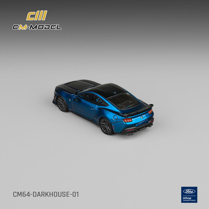 [Preorder] CM Model 1:64 Ford Mustang Dark Horse Blue Ember Metallic CM64-DarkHorse-01