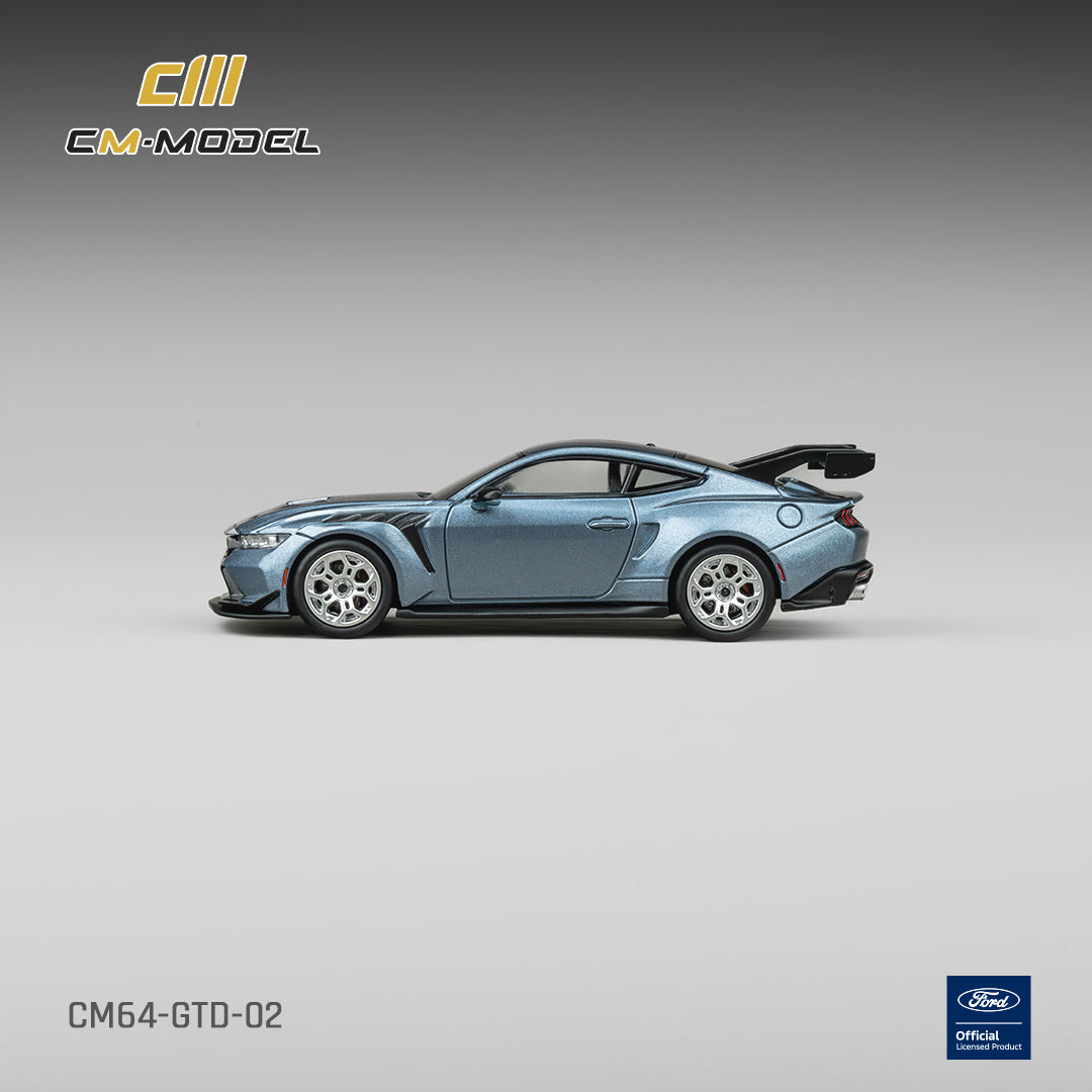 [Preorder] CM Model 1:64 Ford Mustang GTD  Indulgent Blue CM64-GTD-02