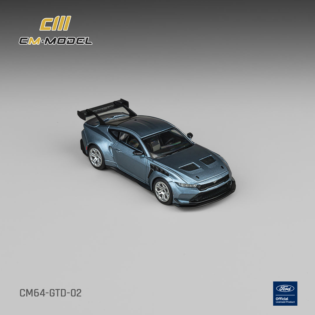 [Preorder] CM Model 1:64 Ford Mustang GTD  Indulgent Blue CM64-GTD-02