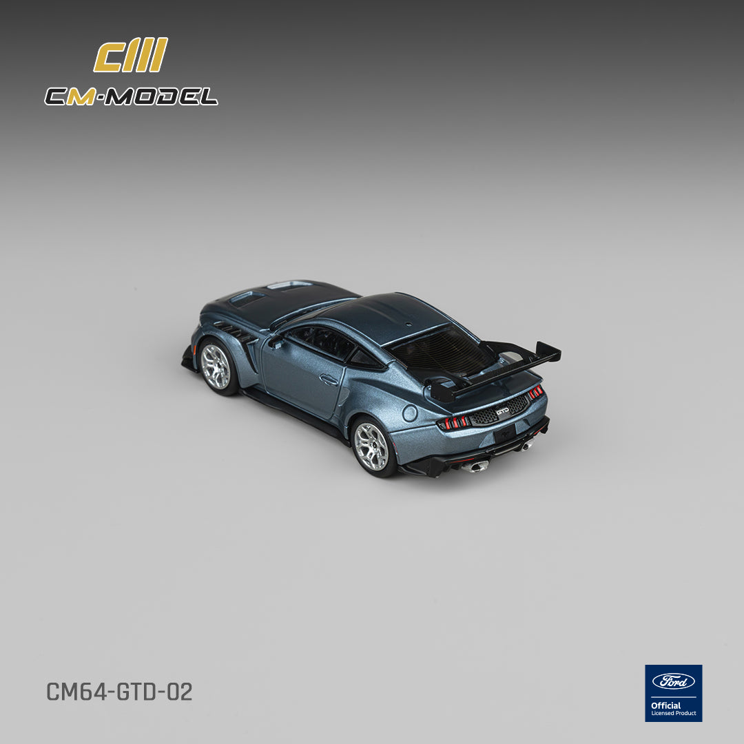 [Preorder] CM Model 1:64 Ford Mustang GTD  Indulgent Blue CM64-GTD-02