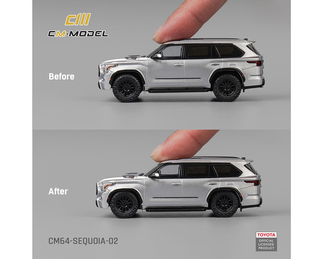 CM Model 1:64 Toyota Sequoia Silver - CM64-SEQUOIA-02