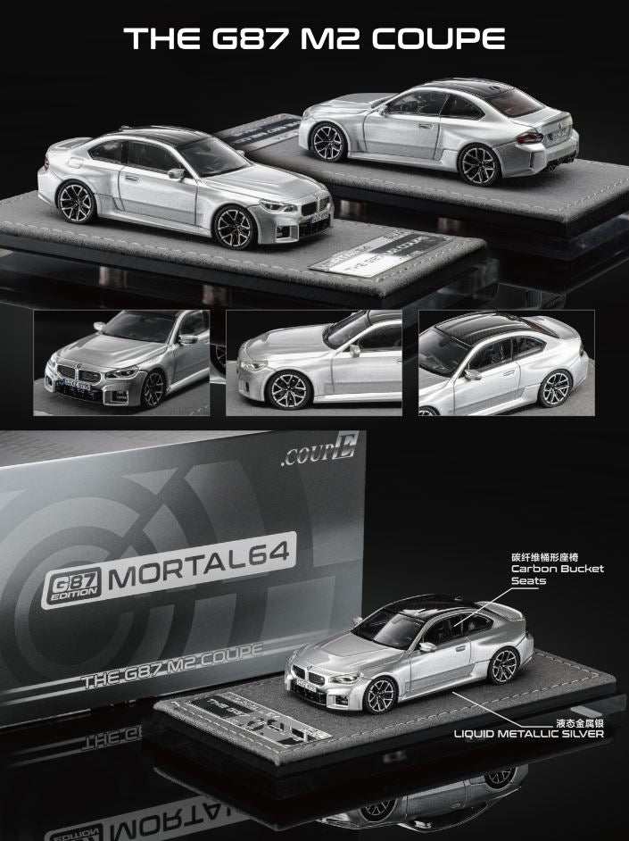[Preorder] Mortal 1:64  BMW G87 M2 Coupe (2 Colours)