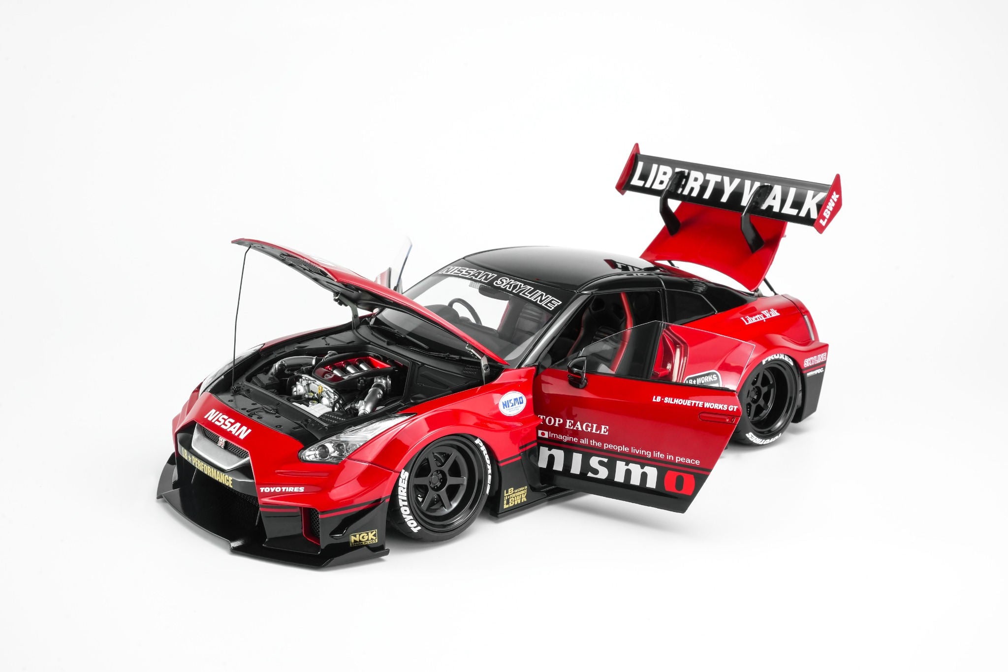 ミニカー LB-Silhouette WORKS GT NISSAN 35GT-RR LH Preorder] MOTORHELIX 1:18 LB-SILHOUETTE WORKS GT NISSAN 35GT-RR