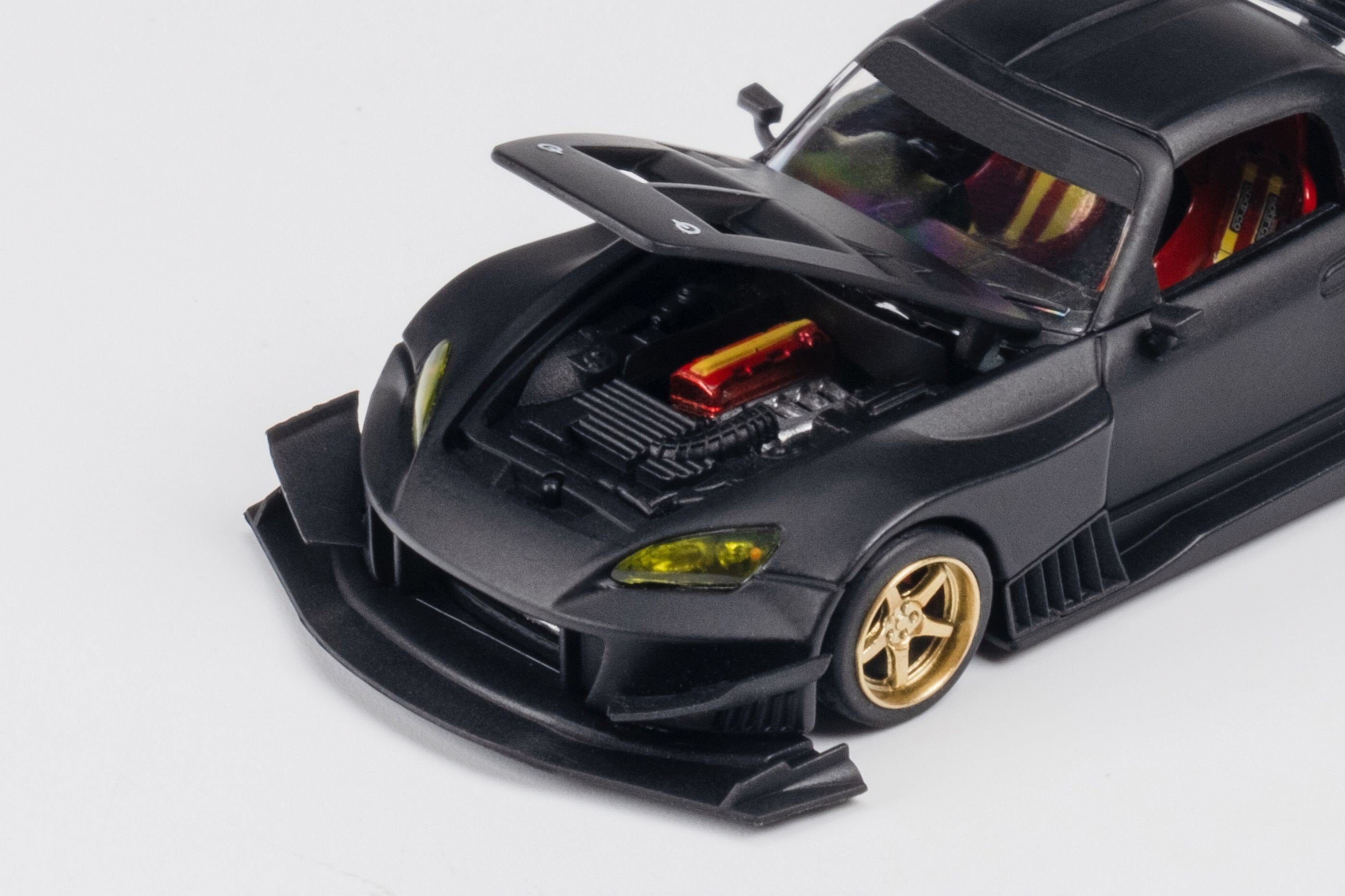Microturbo 1:64 Honda S2000 JS Black – Horizon Diecast