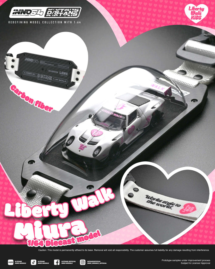 [Preorder] Inno64 X DSTANDS LB-Silhouette WORKS Miura GT  (Chase Car Randomly Inserted) IN64-DSTANS-LB-MUIRA-01