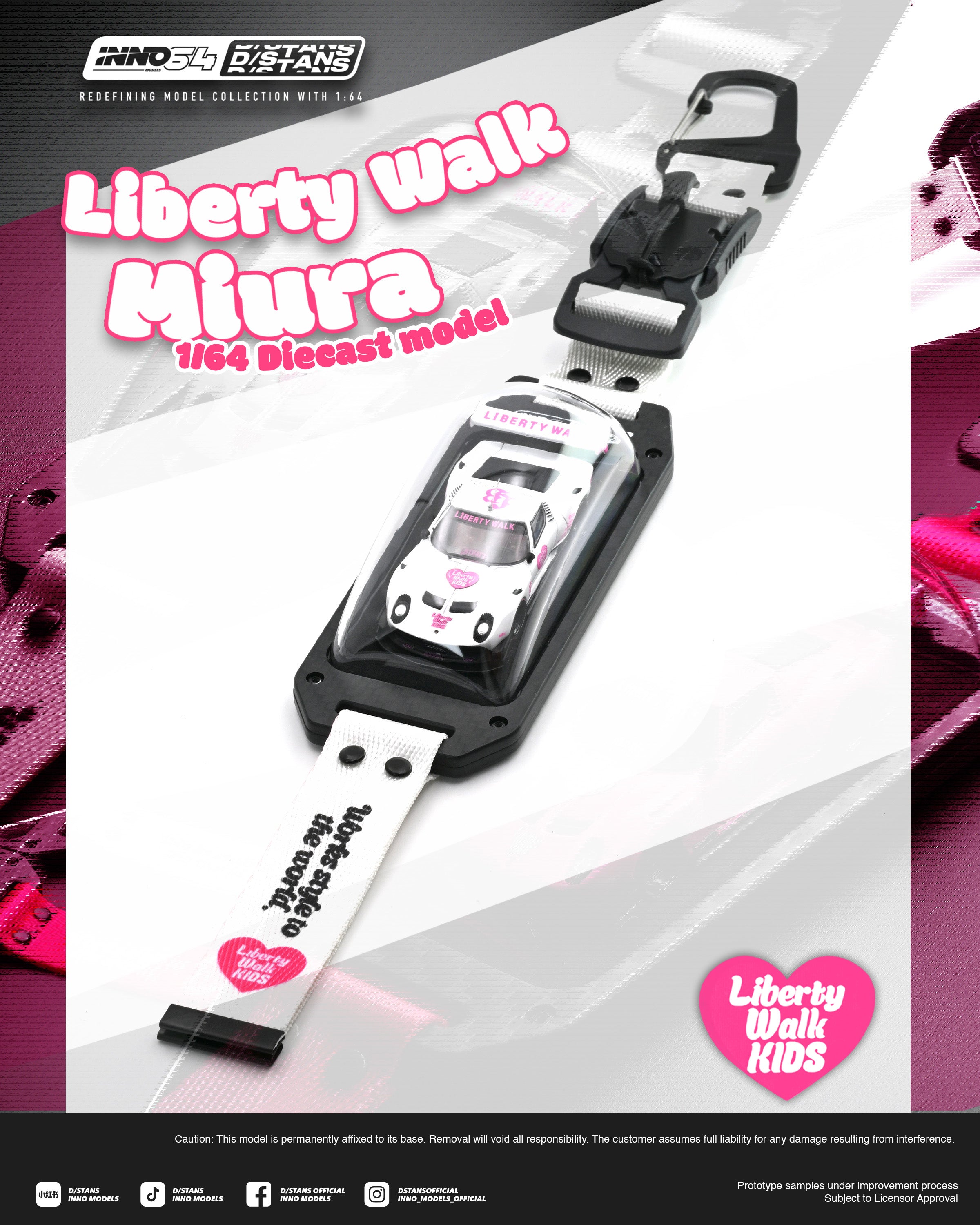Preorder] Inno64 X DSTANDS LB-Silhouette WORKS Miura GT (Chase Car