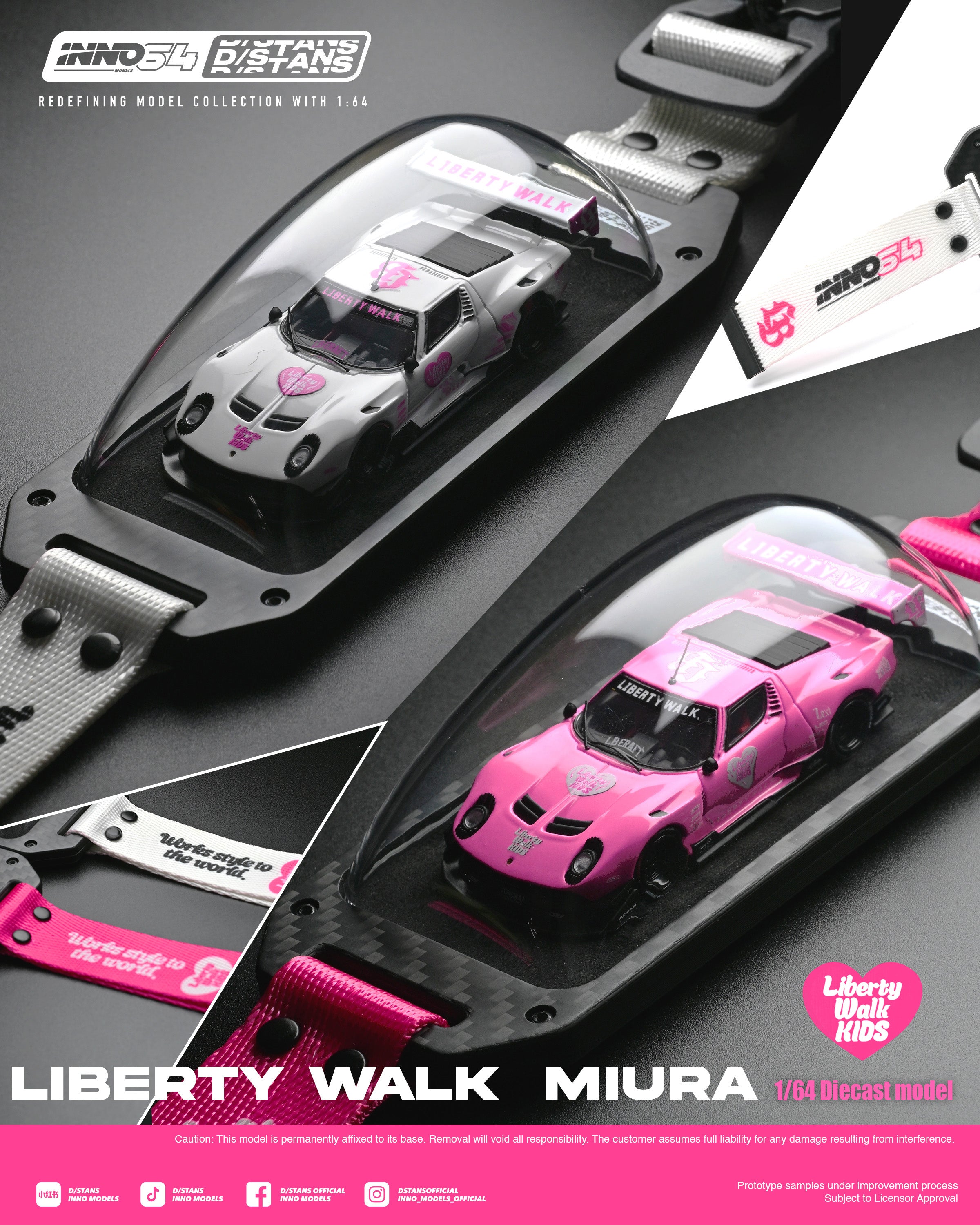Preorder] Inno64 X DSTANDS LB-Silhouette WORKS Miura GT (Chase Car