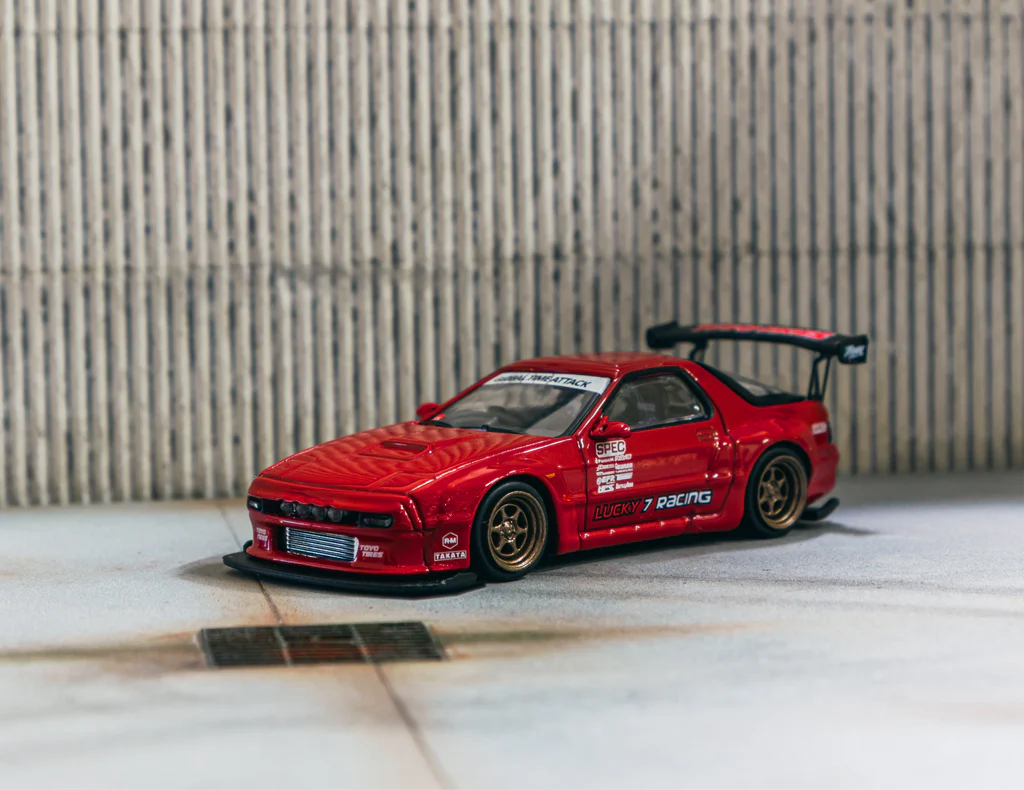 Tarmac Works 1:64 Pandem Mazda RX-7 FC3S Red T64R-066-RE