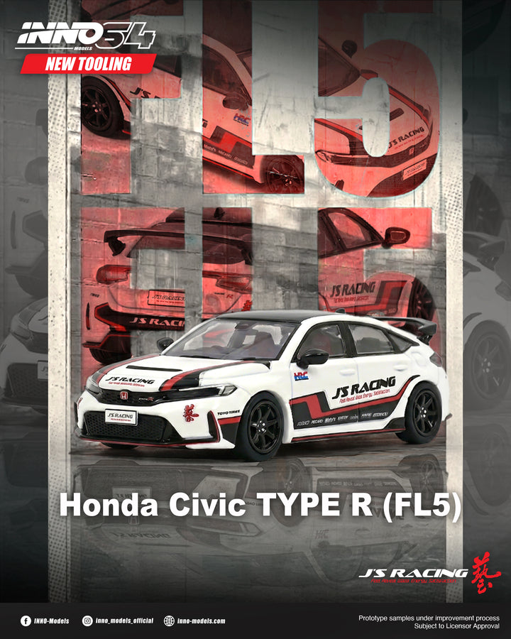[Preorder] Inno64 1:64 Honda Civic (FL5) J&