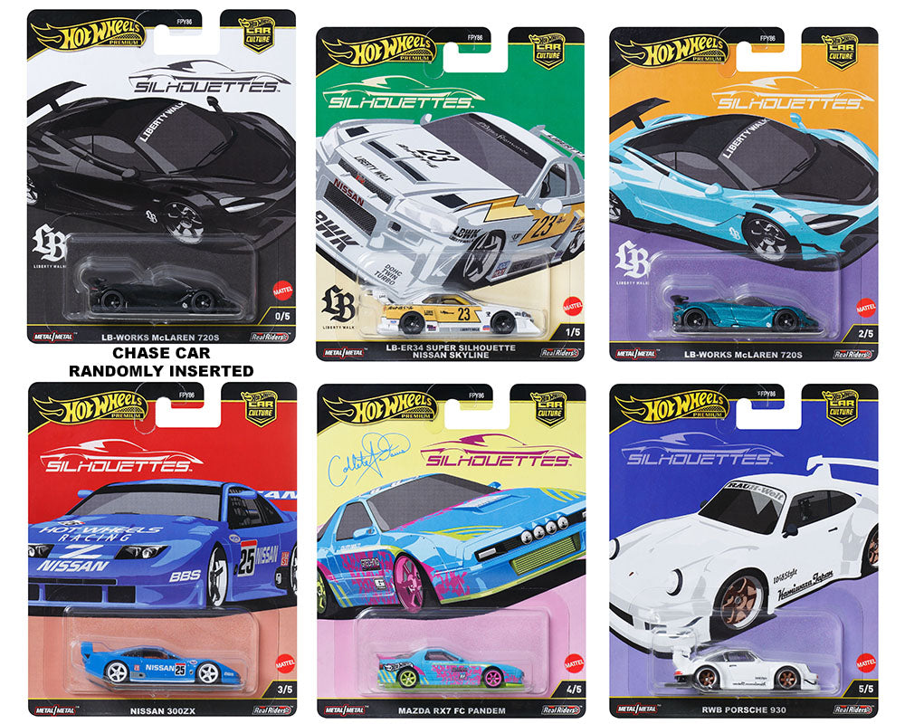 [Preorder] Hot Wheels 164 Car Culture 2025 G Case SILHOUETTES FPY86