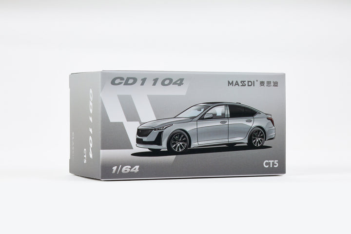 Masdi 1:64 Cadillac CT5 Silver CD1104