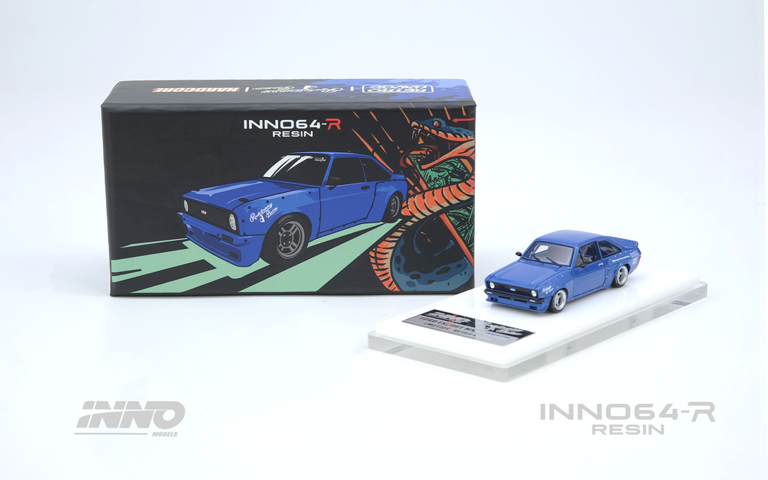 [Preorder] Inno64 1:64 FORD ESCORT MK2 PANDEM "EMOTION" RETRO HAVOC Blue IN64R-MK2P-BLUE