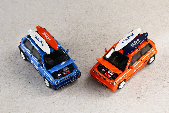 Inno64 1:64 HONDA CITY TURBO II "ICE FIRE" IN64-CITYII-IFO/IN64-CITYII-IFB