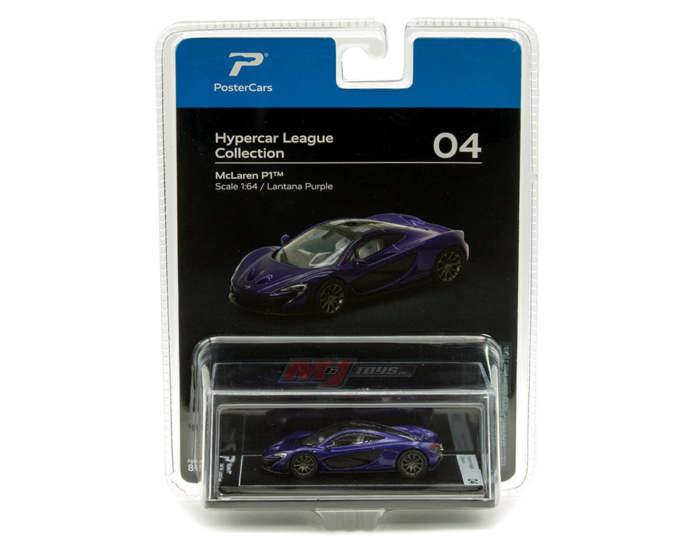 PosterCars 1:64 McLaren P1 – Lantana Purple