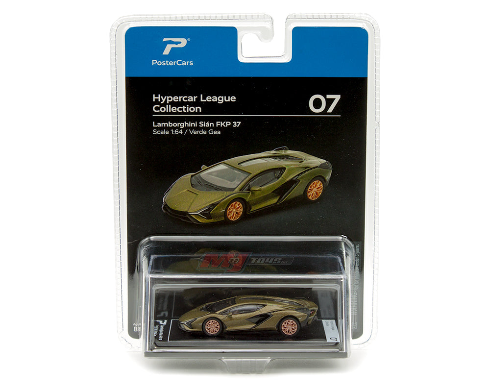 PosterCars 1:64 Lamborghini Sian FKP 37 – Verde Gea