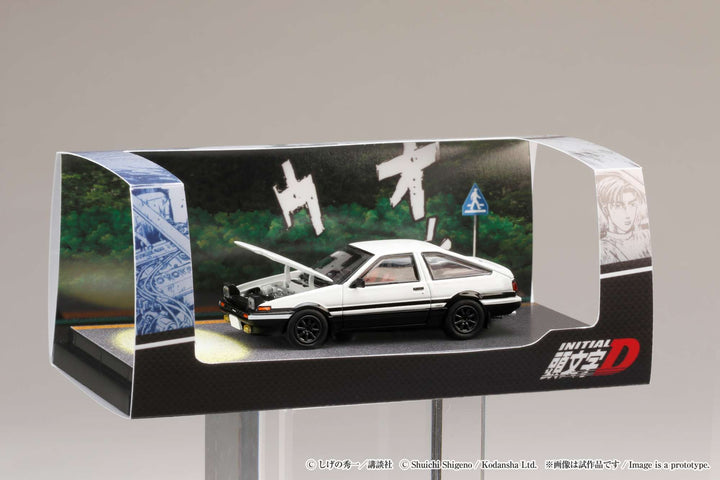 [Preorder] Hobby Japan 1:64 Toyota SPRINTER TRUENO GT APEX (AE86) / INITIAL D Engine Mounted Model VS Kyoichi  Sudo