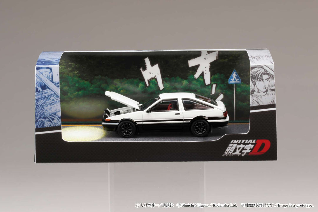 [Preorder] Hobby Japan 1:64 Toyota SPRINTER TRUENO GT APEX (AE86) / INITIAL D Engine Mounted Model VS Kyoichi  Sudo