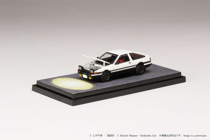 [Preorder] Hobby Japan 1:64 Toyota SPRINTER TRUENO GT APEX (AE86) / INITIAL D Engine Mounted Model with Wataru Akiyama