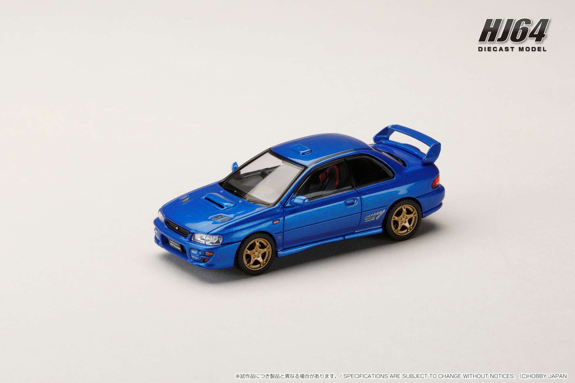 Hobby Japan 1:64 SUBARU Impreza PURE SPORTS COUPE WRX type R