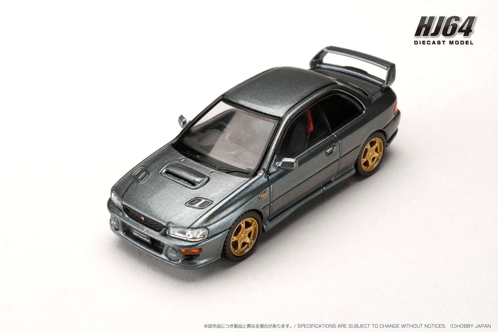 【レア】HOBBYRA HOBBYRRE コレクション 1/64 SUBARU WRX STI RA-R FULL-OPTION / With Engine Display