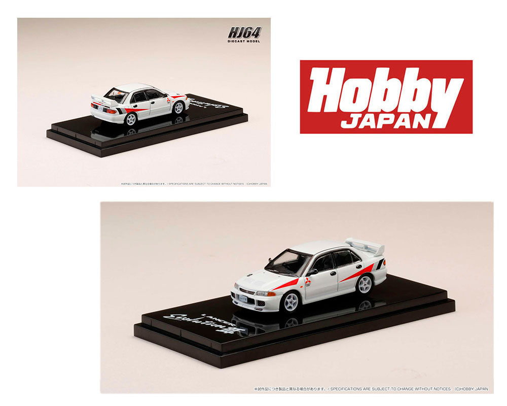 Hobby Japan 1:64 Mitsubishi Lancer RS Evolution III Rally Stripe