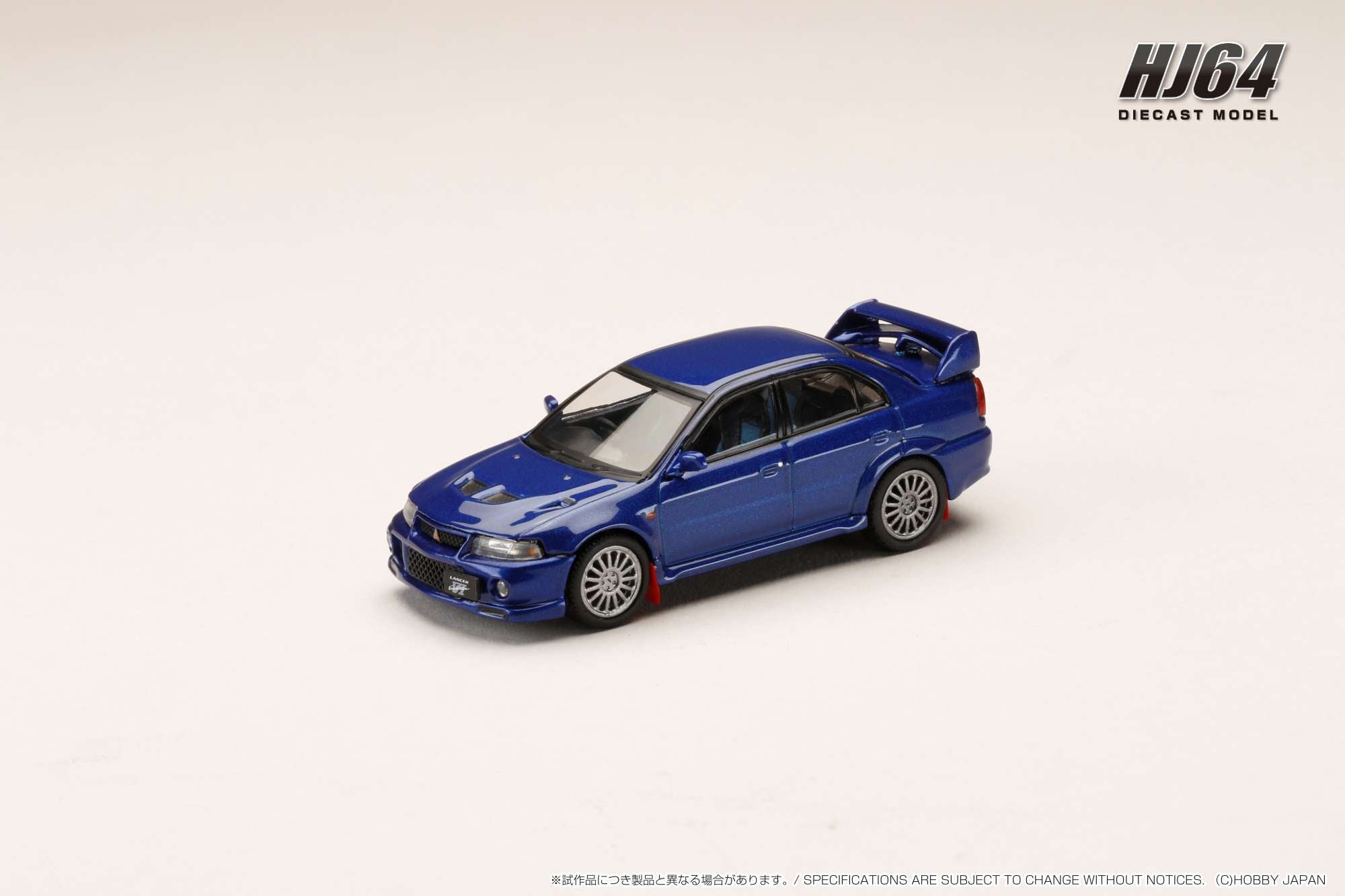 さとす　AUTOart 1/43 MITSUBISHI LANCER Hobby Japan 1:64 MITSUBISHI LANCER GSR EVOLUTION 6 (CP9A) 1999