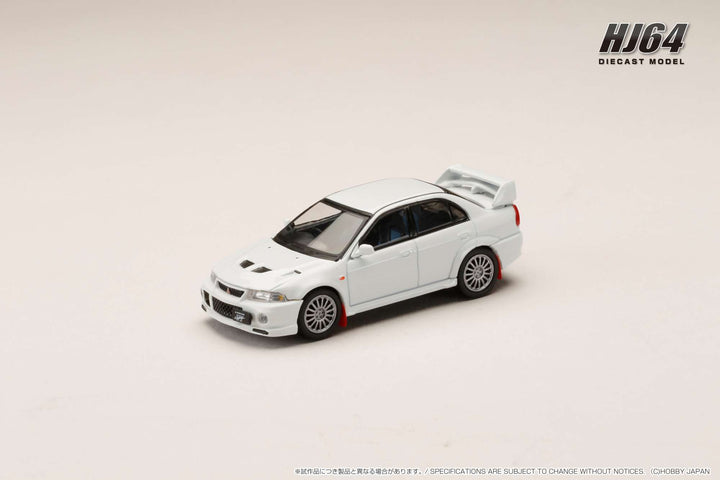 Hobby Japan 1:64 MITSUBISHI LANCER GSR EVOLUTION 6 (CP9A) 1999 with Mud flap (5 Colors)