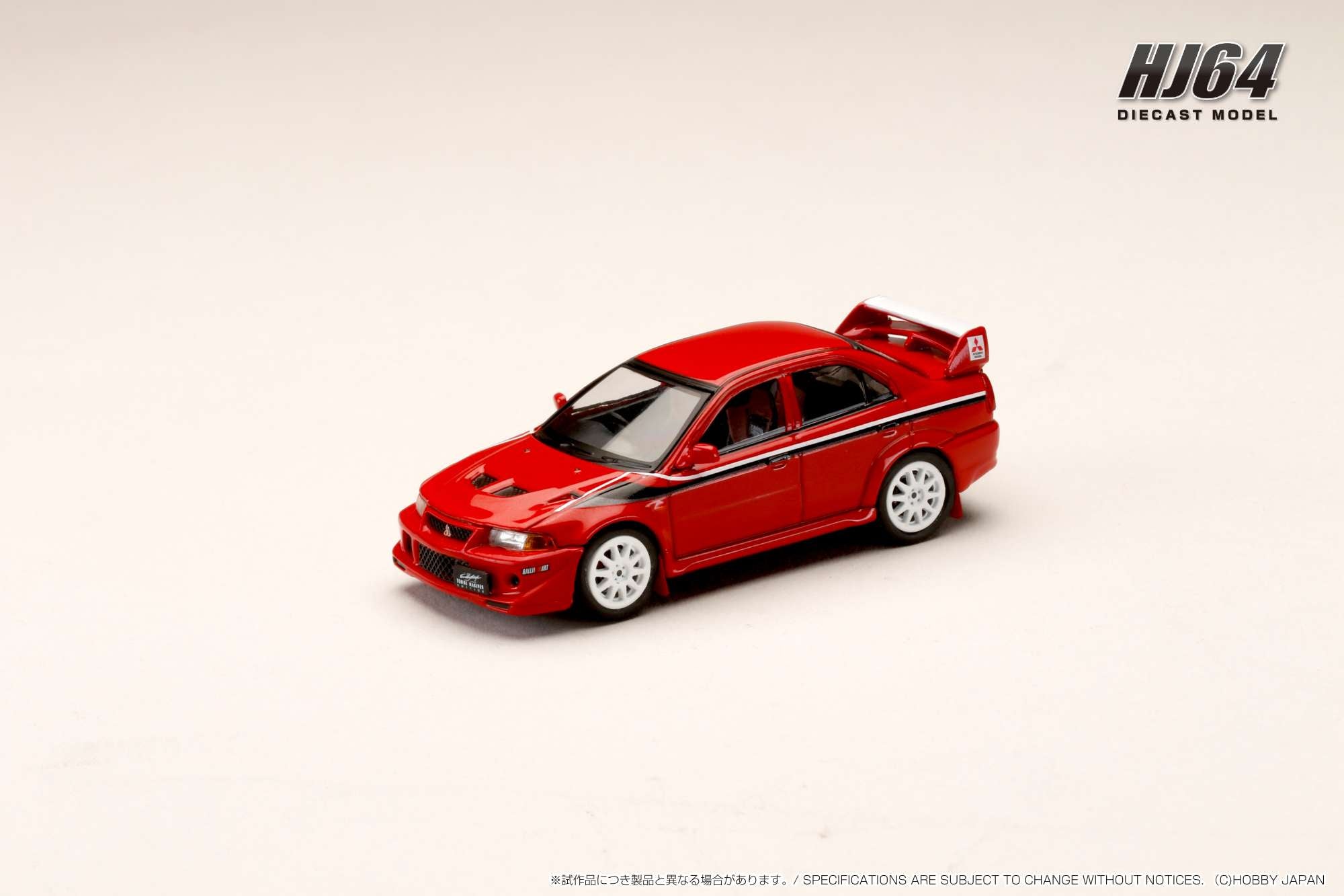 ミニカー jeydon:) Hobby Japan 1:64 MITSUBISHI LANCER GSR EVOLUTION 6 (T.M.E.