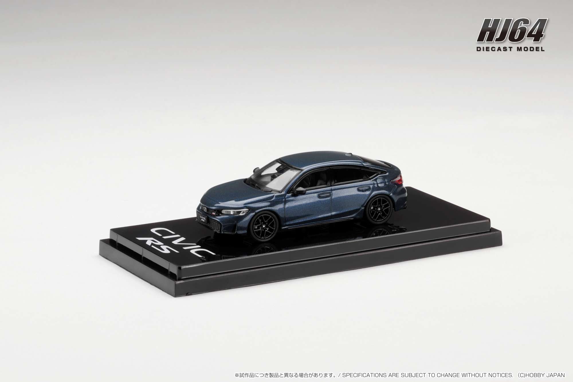 Hobby Japan 1:64 Honda CIVIC RS (5 Colors) HJ642046ABK