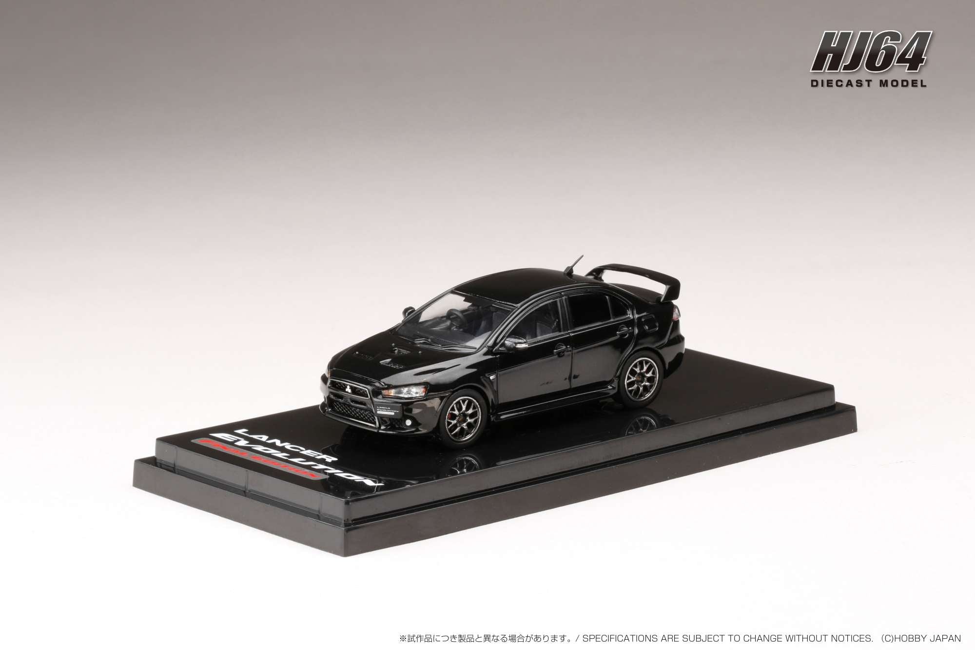 Hobby Japan 1:64 MITSUBISHI LANCER EVOLUTION Ⅹ FINAL EDITION WITH