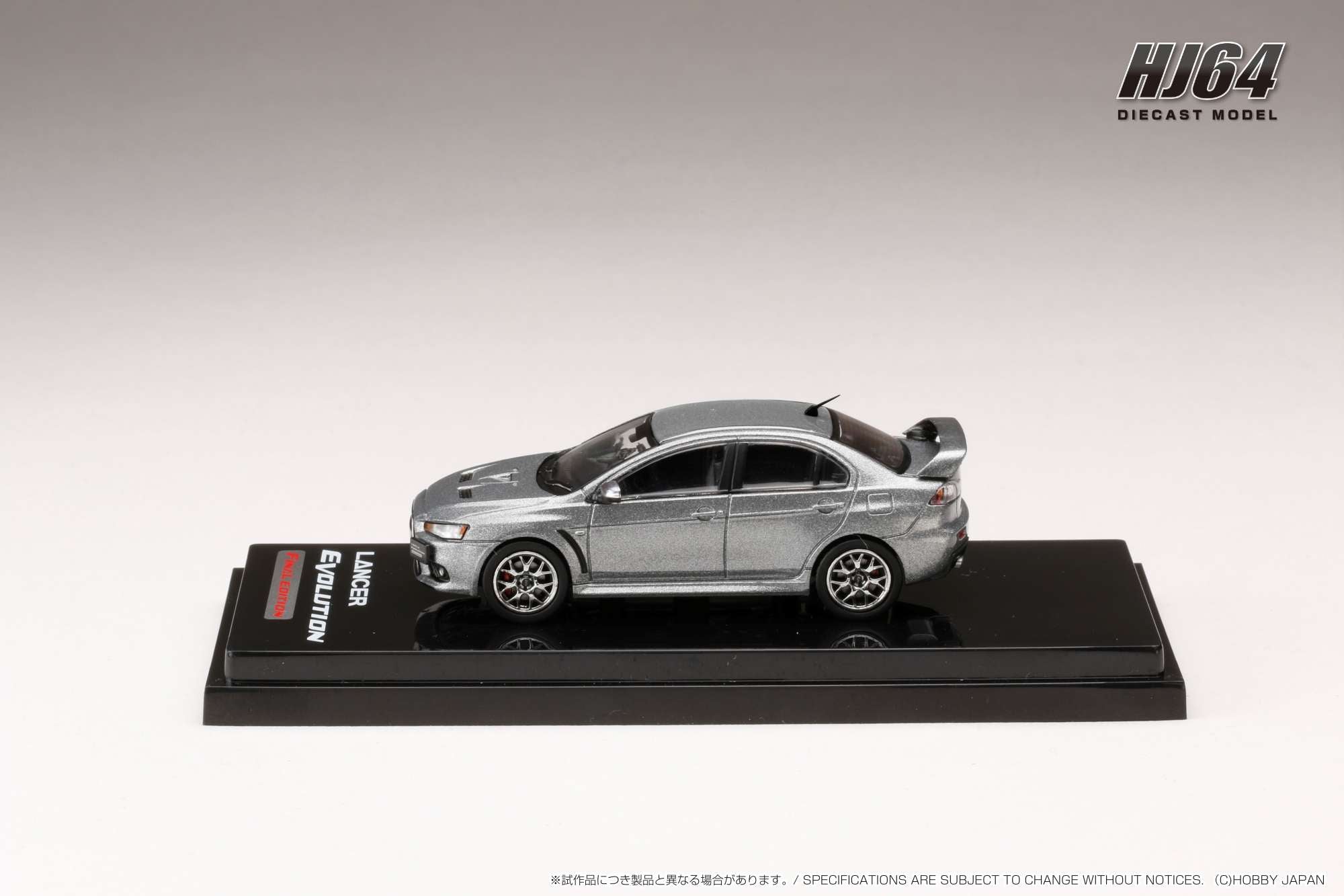 Hobby Japan 1:64 MITSUBISHI LANCER EVOLUTION Ⅹ FINAL EDITION WITH