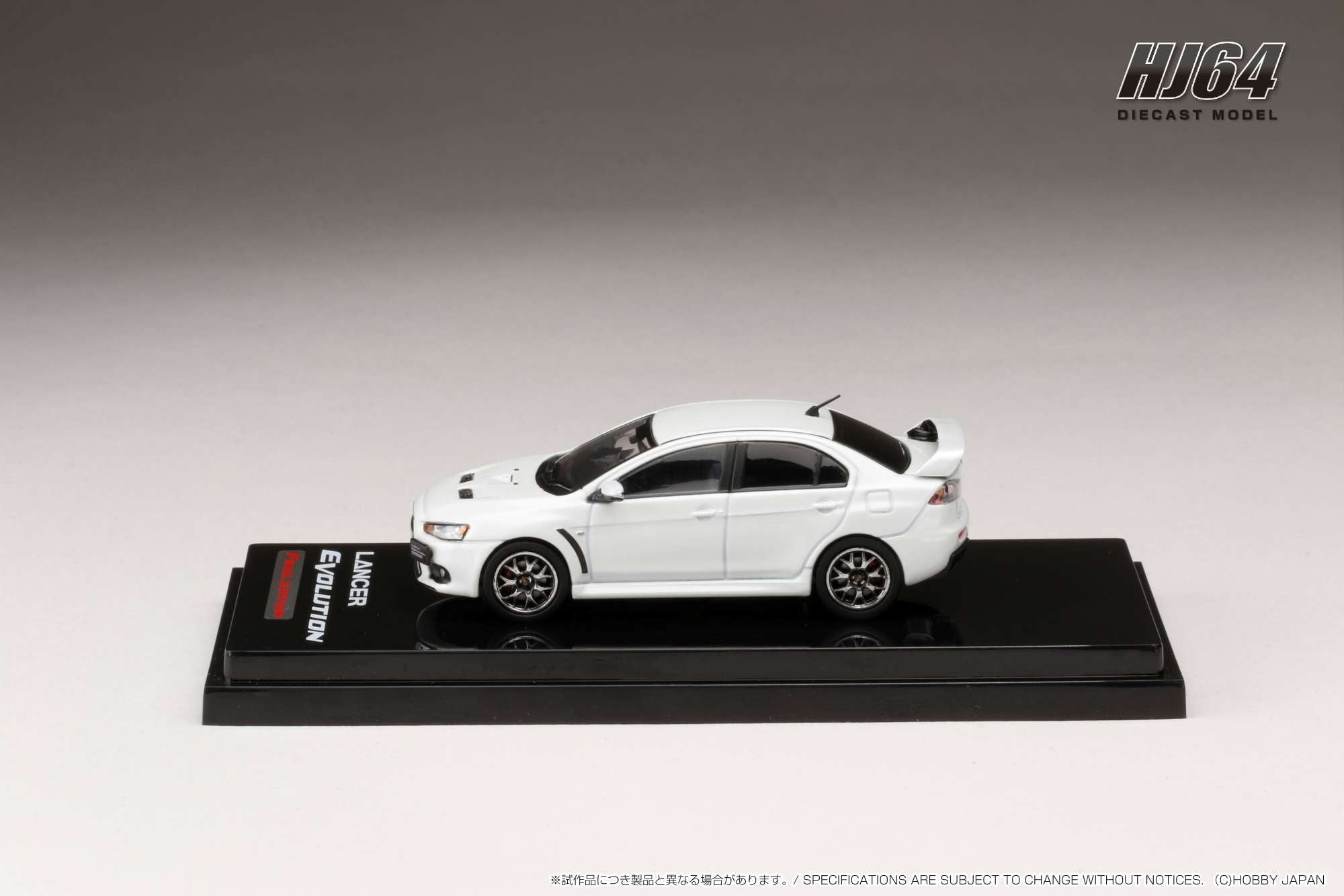 Hobby Japan 1:64 MITSUBISHI LANCER EVOLUTION Ⅹ FINAL