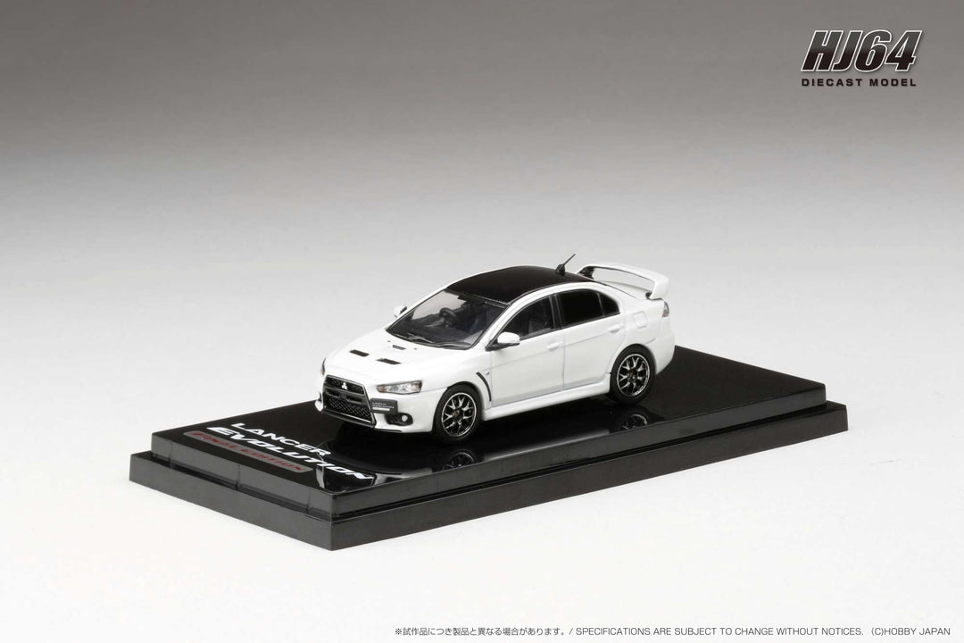 [Preorder] Hobby Japan 1:64 MITSUBISHI LANCER EVOLUTION Ⅹ FINAL EDITION WITH ENGINE DISPLAY MODEL (4 Colors)