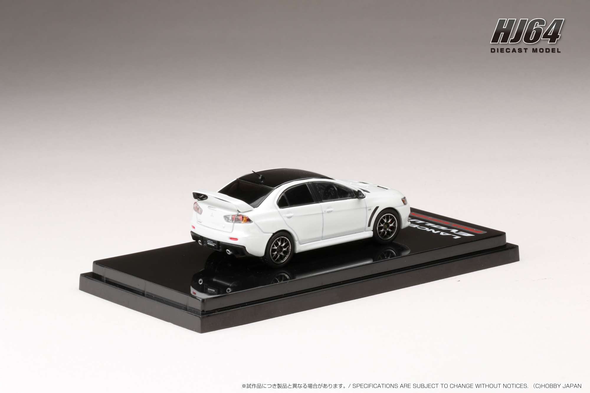 Hobby Japan 1:64 MITSUBISHI LANCER EVOLUTION Ⅹ FINAL EDITION WITH