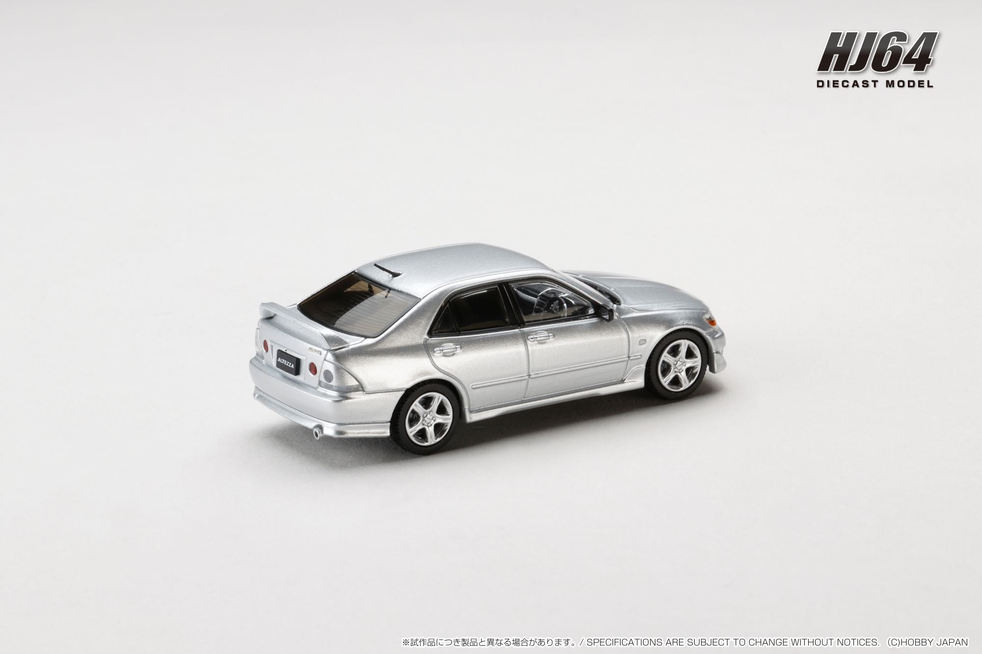 EPOCH TOYOTA ALTEZZA　ミニカー Hobby Japan 1:64 Toyota ALTEZZA RS200 (E10) 1998 in Black