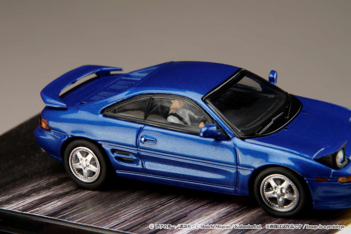 Hobby Japan 1:64 Toyota MR2 (SW20) G-Limited / INITIAL D VS Takumi Fujiwara With Kai Kogashiwa Driver Figure