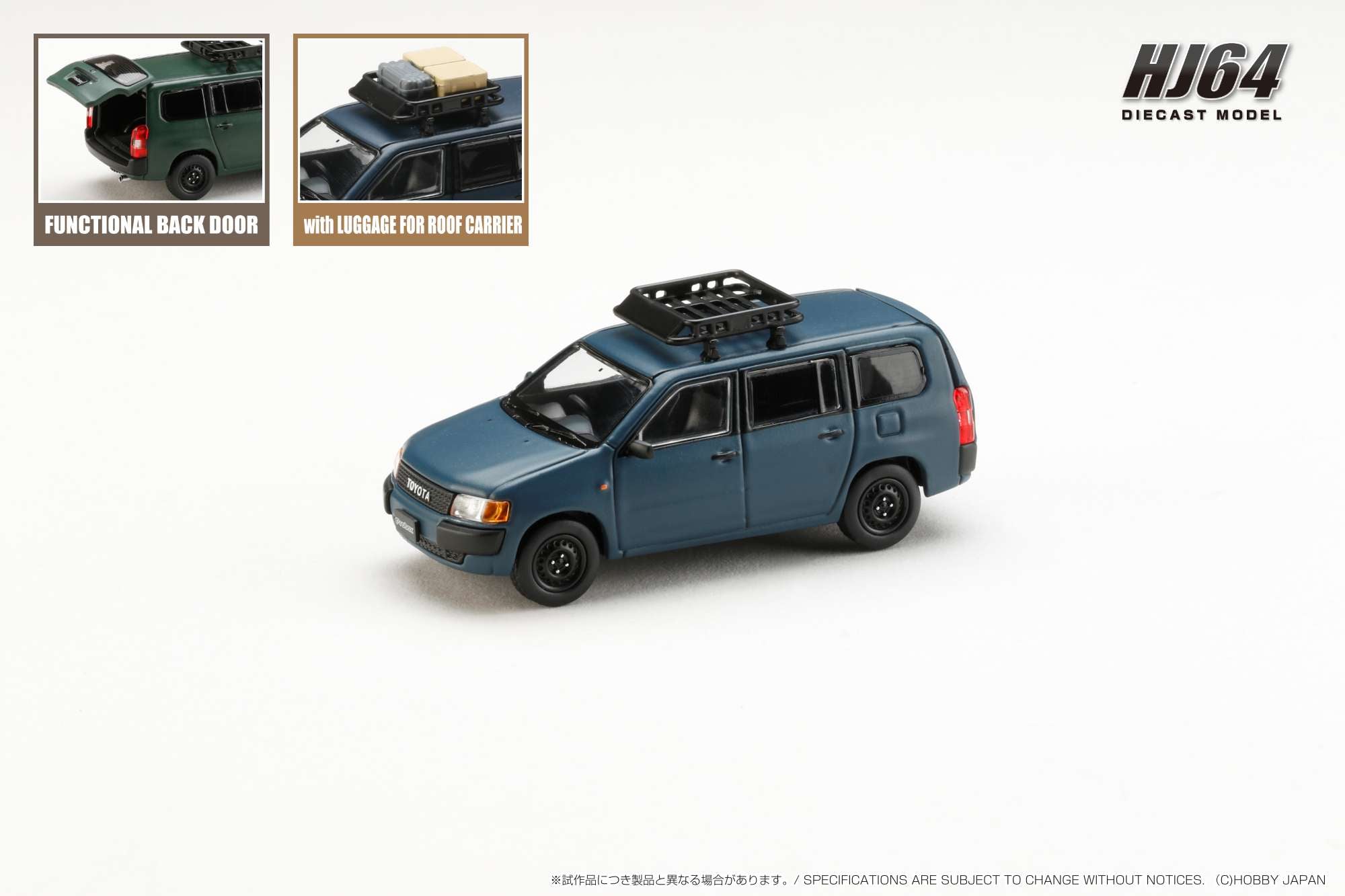 Hobby Japan 1:64 Toyota PROBOX Customized Ver. (4 Colors