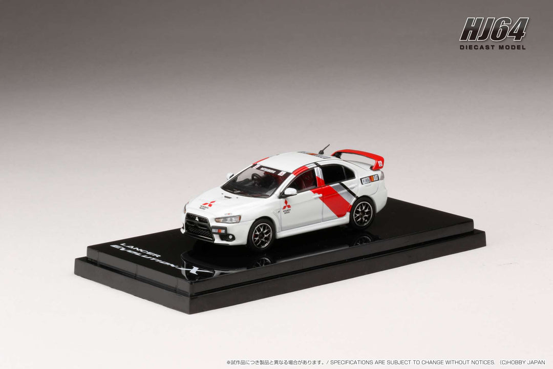 [Preorder] Hobby Japan 1:64 MITSUBISHI LANCER EVOLUTION Ⅹ RALLIART (2 Colors)