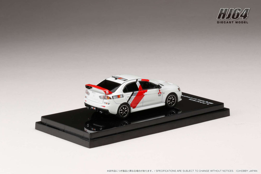 Hobby Japan 1:64 MITSUBISHI LANCER EVOLUTION X RALLIART (2 Colors)