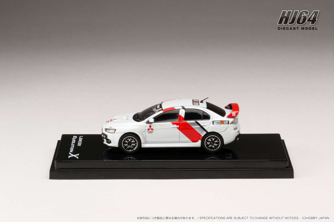 Hobby Japan 1:64 MITSUBISHI LANCER EVOLUTION X RALLIART (2 Colors)