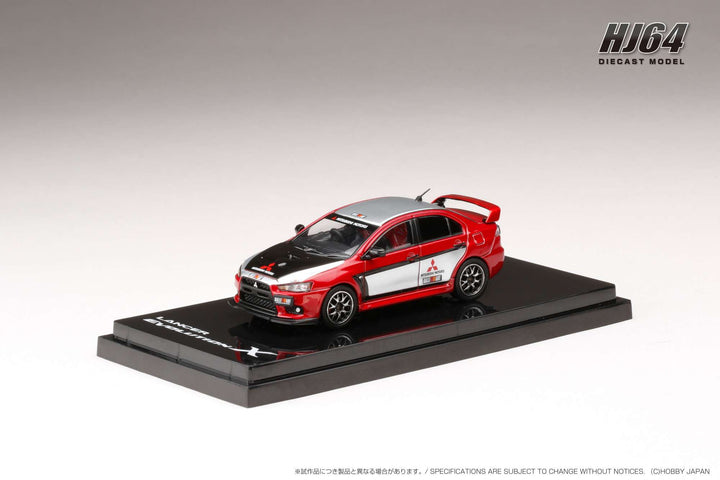 [Preorder] Hobby Japan 1:64 MITSUBISHI LANCER EVOLUTION Ⅹ RALLIART (2 Colors)