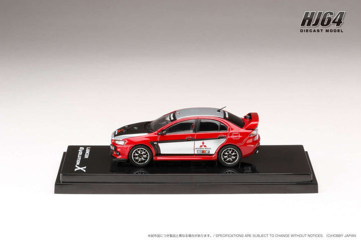 [Preorder] Hobby Japan 1:64 MITSUBISHI LANCER EVOLUTION Ⅹ RALLIART (2 Colors)