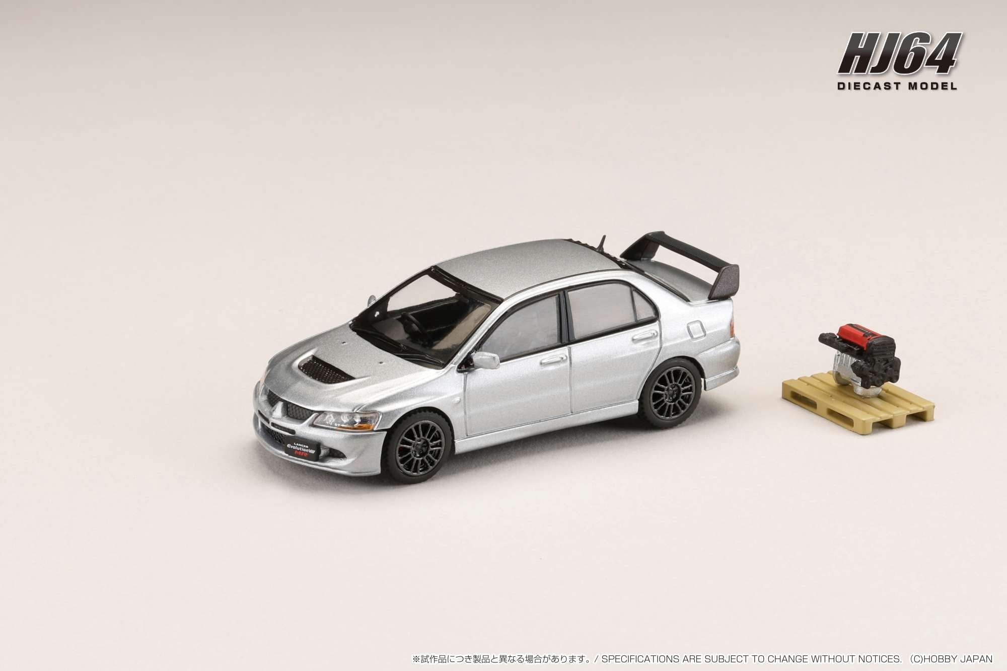 Hobby Japan 1:64 MITSUBISHI LANCER EVOLUTION 8 MR GSR with