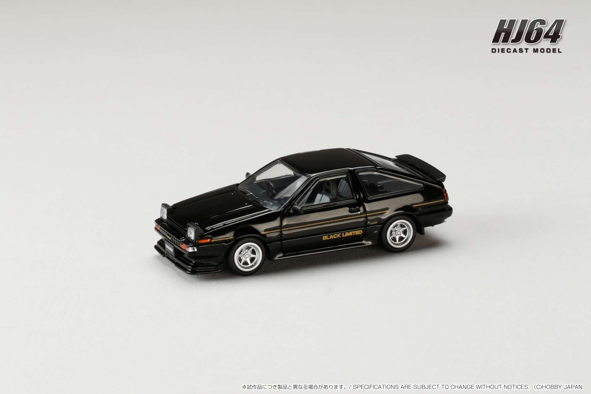 Preorder Hobby Japan 1 64 Toyota SPRINTER TRUENO GT APEX AE86 BLACK LIMITED JDM Style HJ645052BK