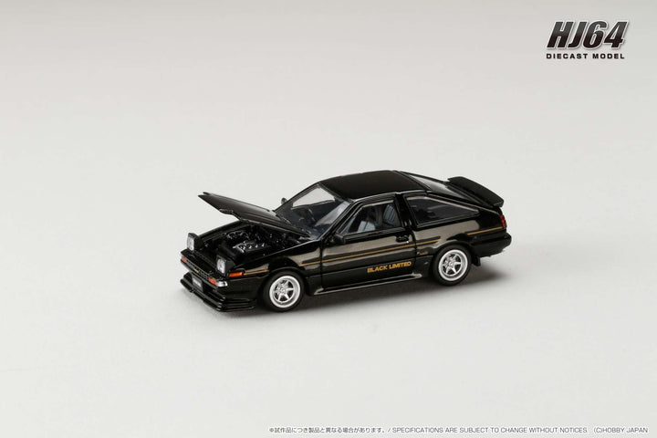 [Preorder] Hobby Japan 1:64 Toyota SPRINTER TRUENO GT APEX (AE86) BLACK LIMITED JDM Style HJ645052BK