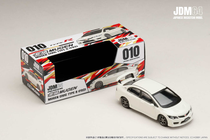 [Preorder] Hobby Japan JDM64 1:64 MUGEN CIVIC TYPE R (FD2)  (3 Colours)
