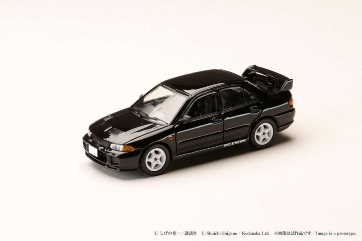 [Preorder] Hobby Japan 1:64 Mitsubishi Lancer RS Evolution III / INITIAL D  Kyoichi Sudo VS Ryosuke Takahashi HJDMD004