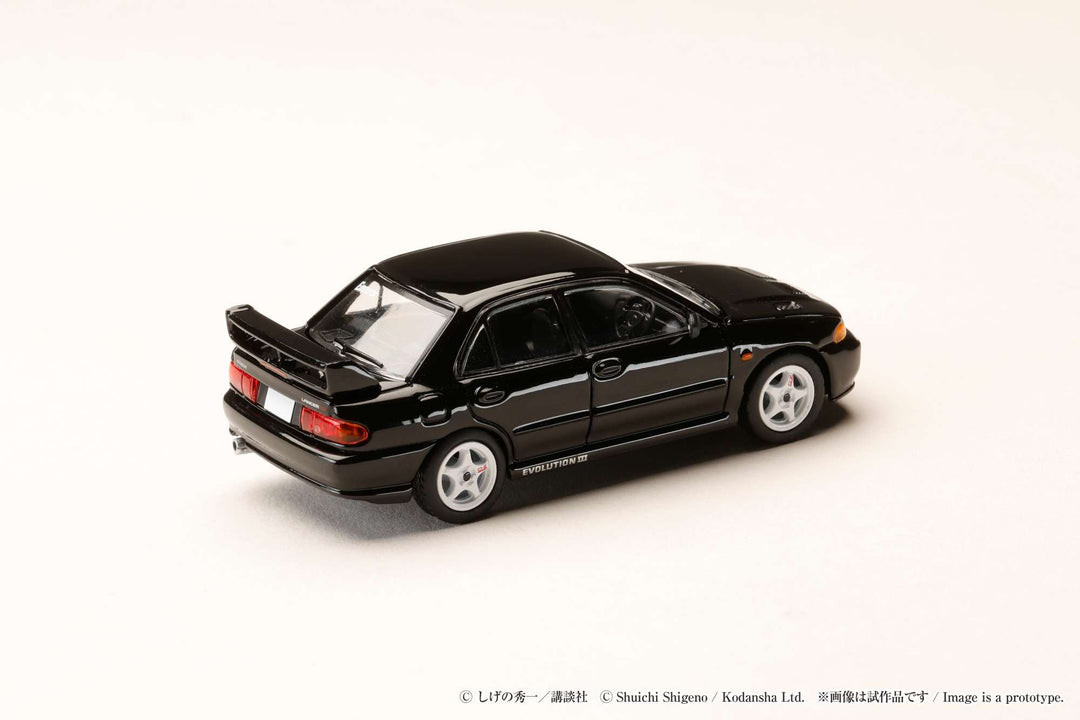 [Preorder] Hobby Japan 1:64 Mitsubishi Lancer RS Evolution III / INITIAL D  Kyoichi Sudo VS Ryosuke Takahashi HJDMD004