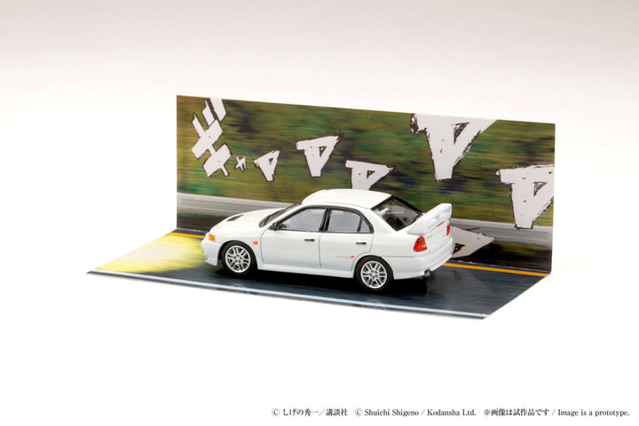 [Preorder] Hobby Japan 1:64 Mitsubishi Lancer RS Evolution IV / INITIAL D  Seiji Iwaki VS Takumi Fujiwara HJDMD005